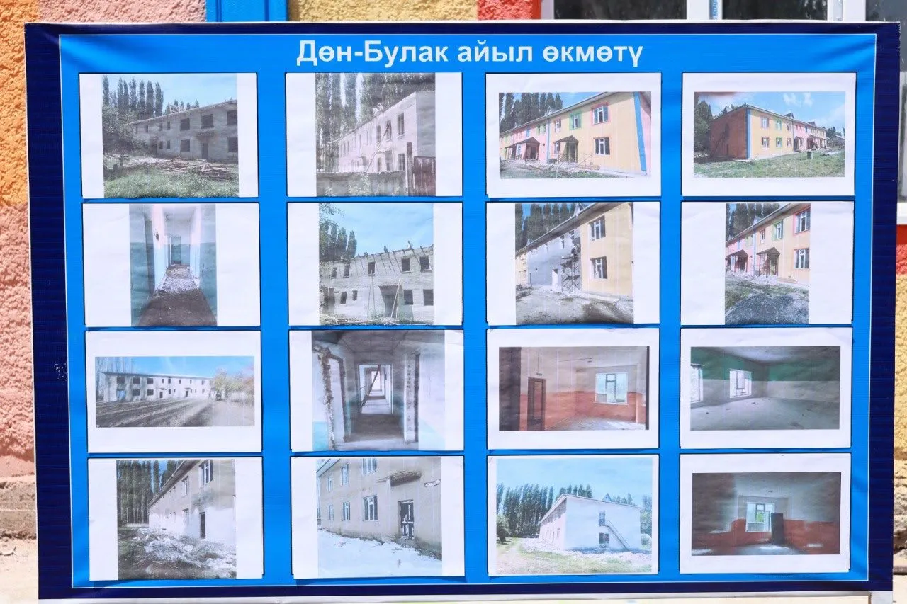 Өзгөндүн Кара-Дарыя айылында 200 орундуу бала бакча толук оңдоп-түзөөдөн өтүп жатат