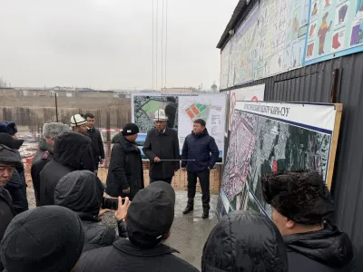 Аманкан Кенжебаев Кара-Суу районуна иш сапары менен барды