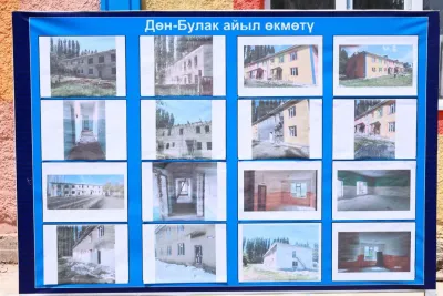 Өзгөндүн Кара-Дарыя айылында 200 орундуу бала бакча толук оңдоп-түзөөдөн өтүп жатат